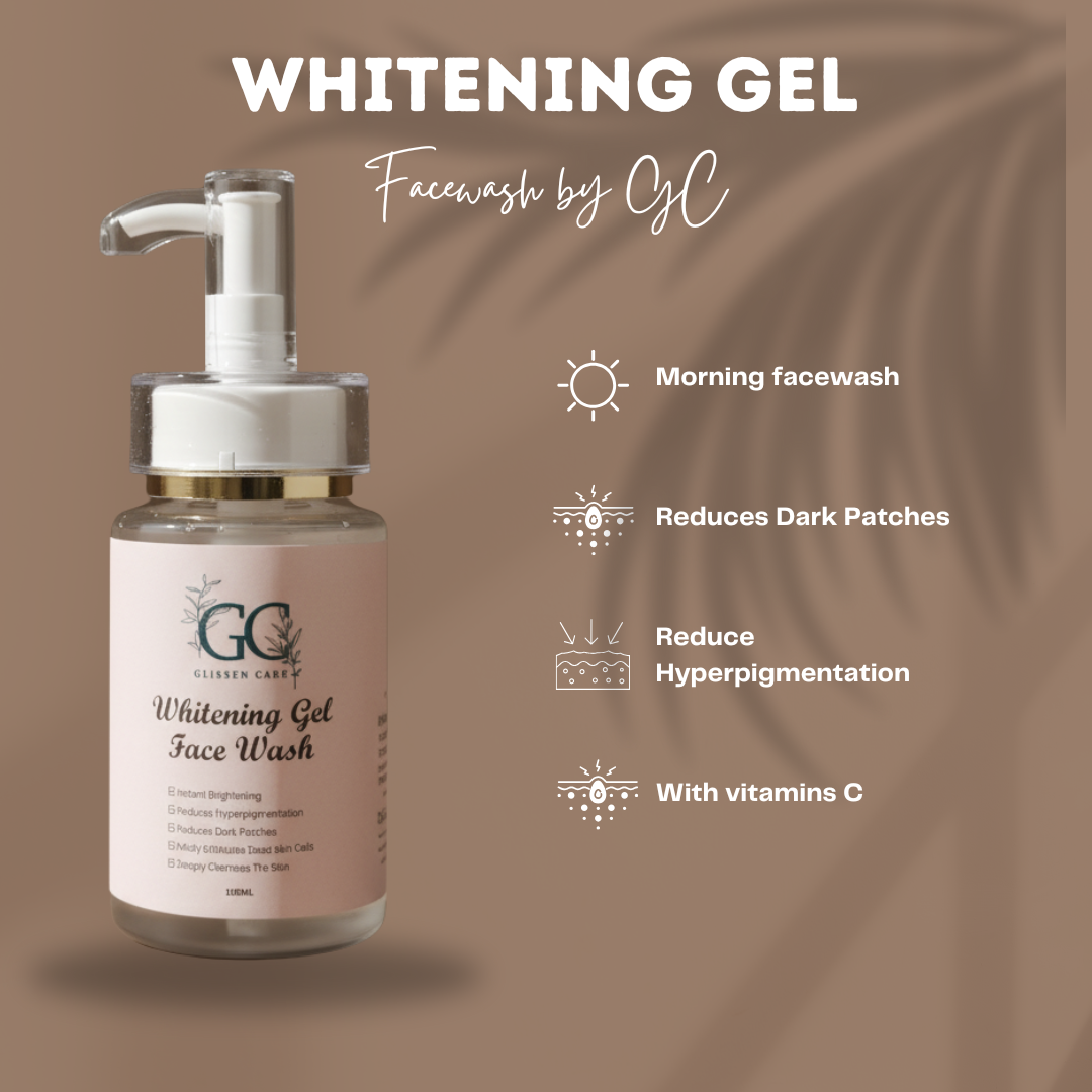 Whitening Gel Facewash By Glissen Care