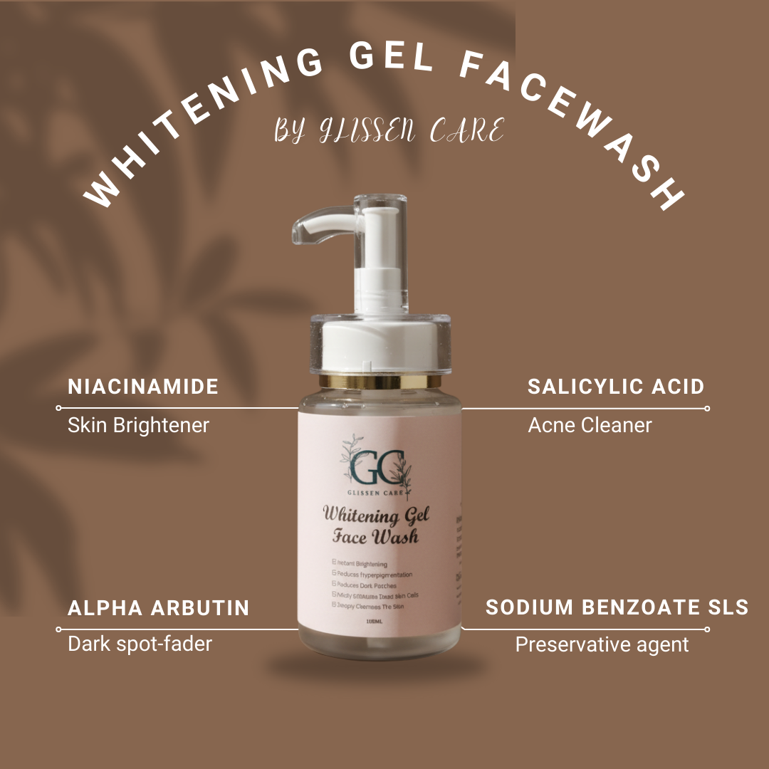 Whitening Gel Facewash By Glissen Care