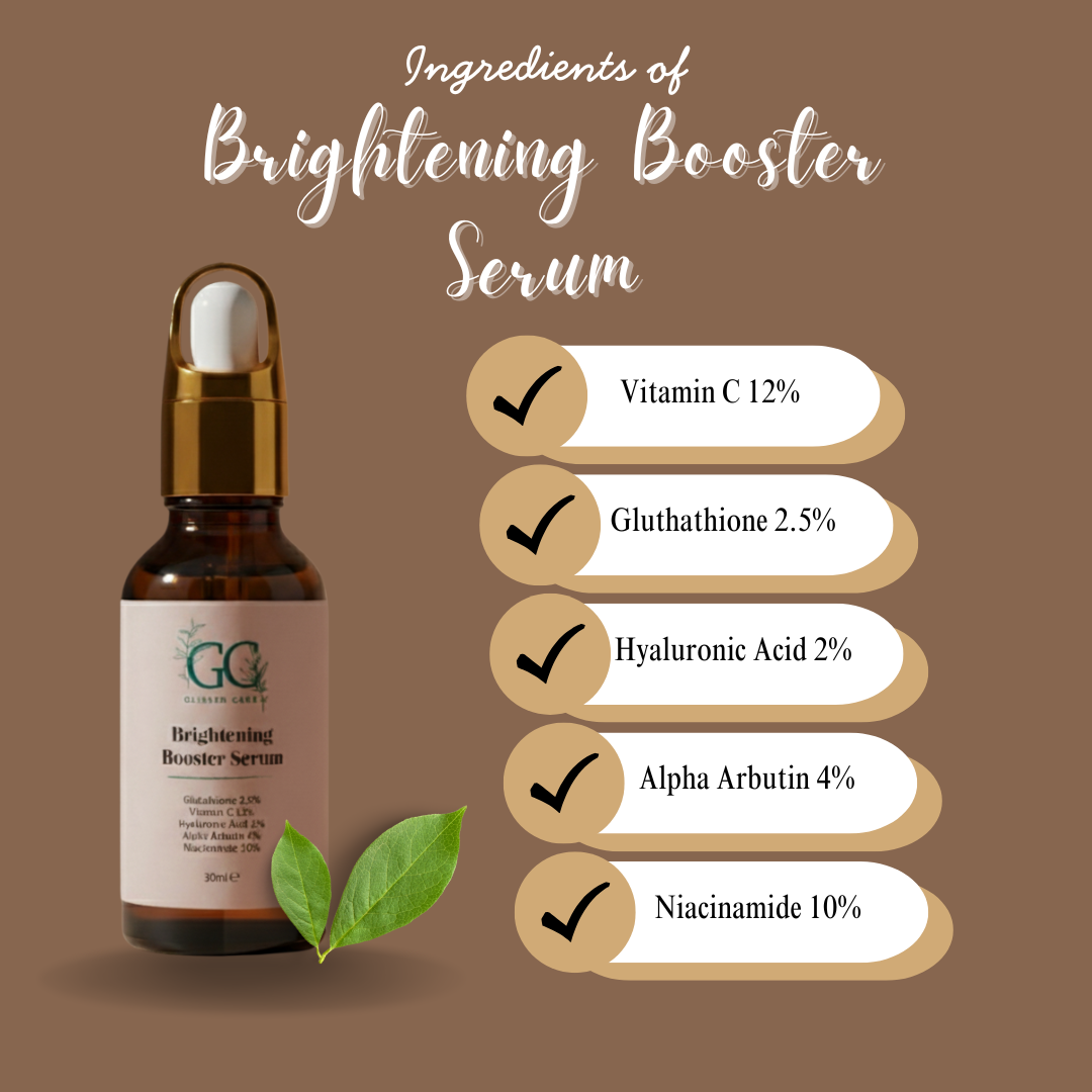 Advanced Brightening Serum with Glutathione, Vitamin C and Niacinamide Glissen Care Advanced Brightening Serum with Glutathione, Vitamin C and Niacinamide Glissen Care