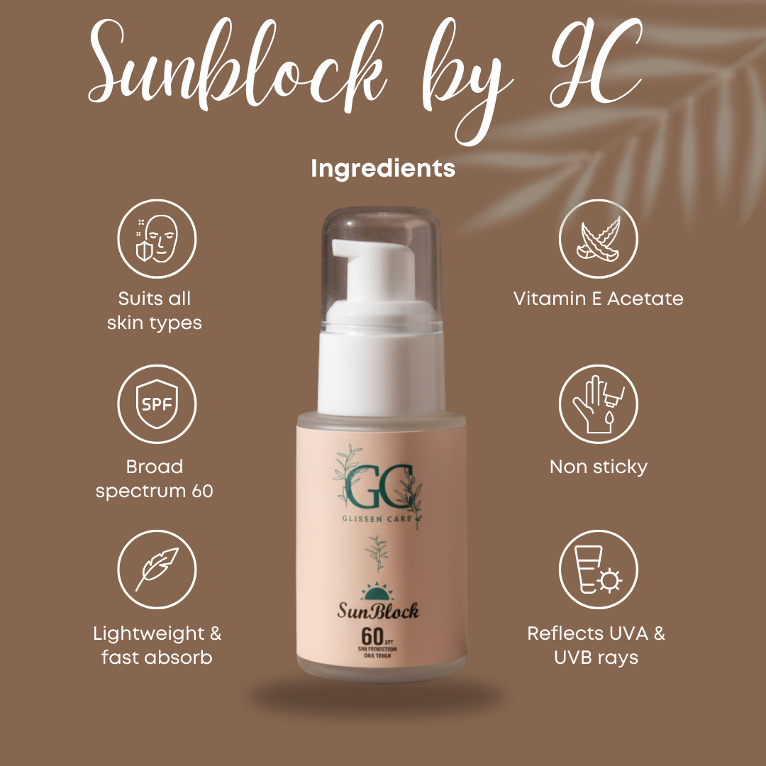 SunBlock 60 SPF by Glissen Care